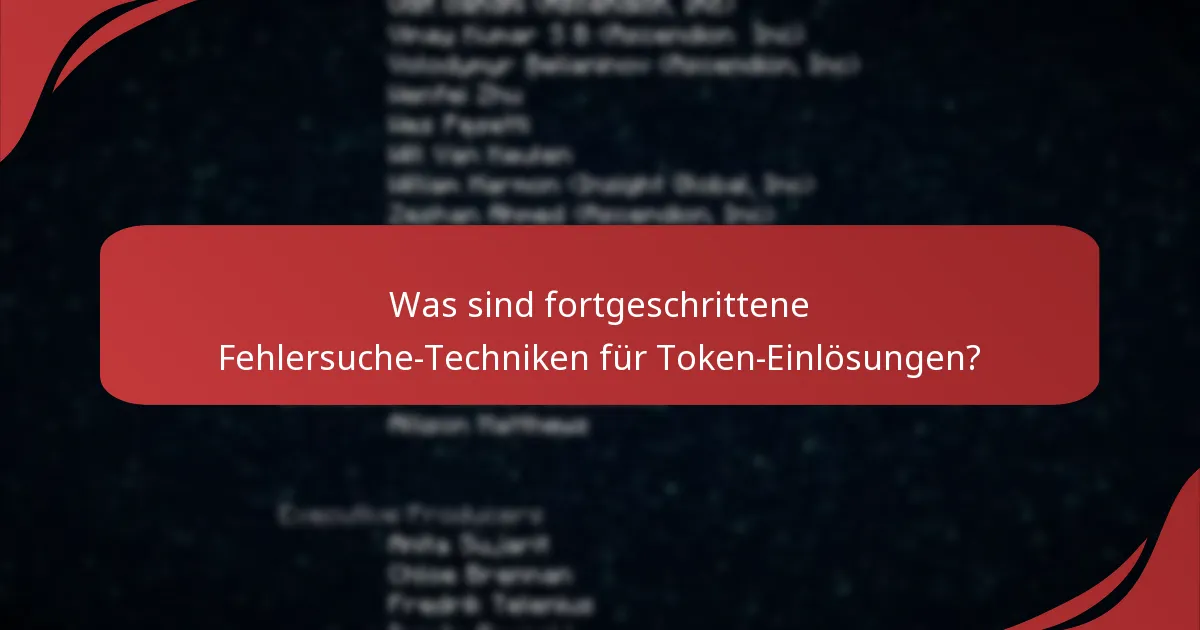 Was sind typische Fehlermeldungen, die beim Einlösen von Token auftreten?