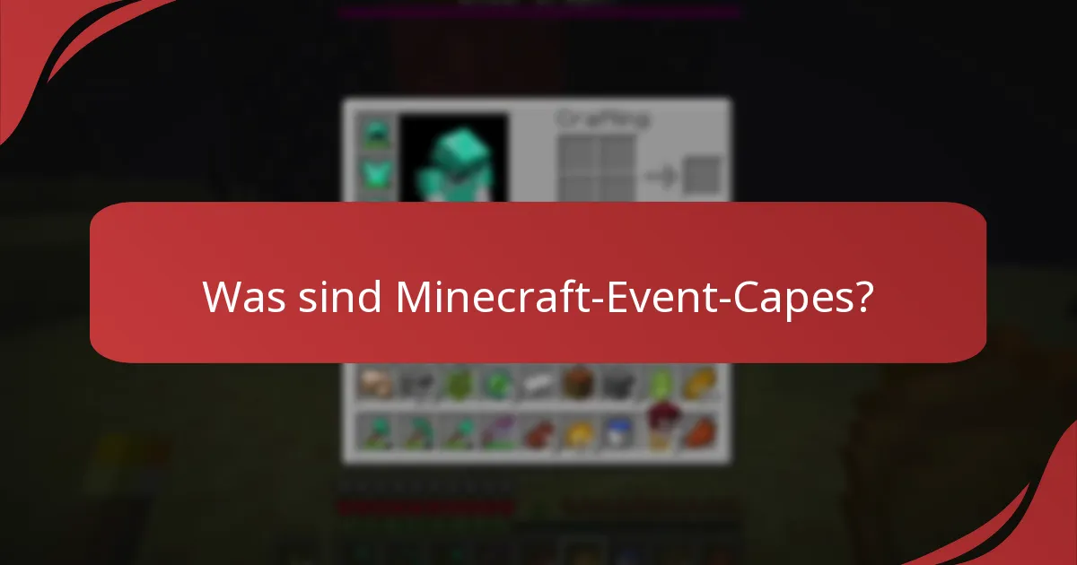 Wie kannst du dein Minecraft-Cape anpassen?