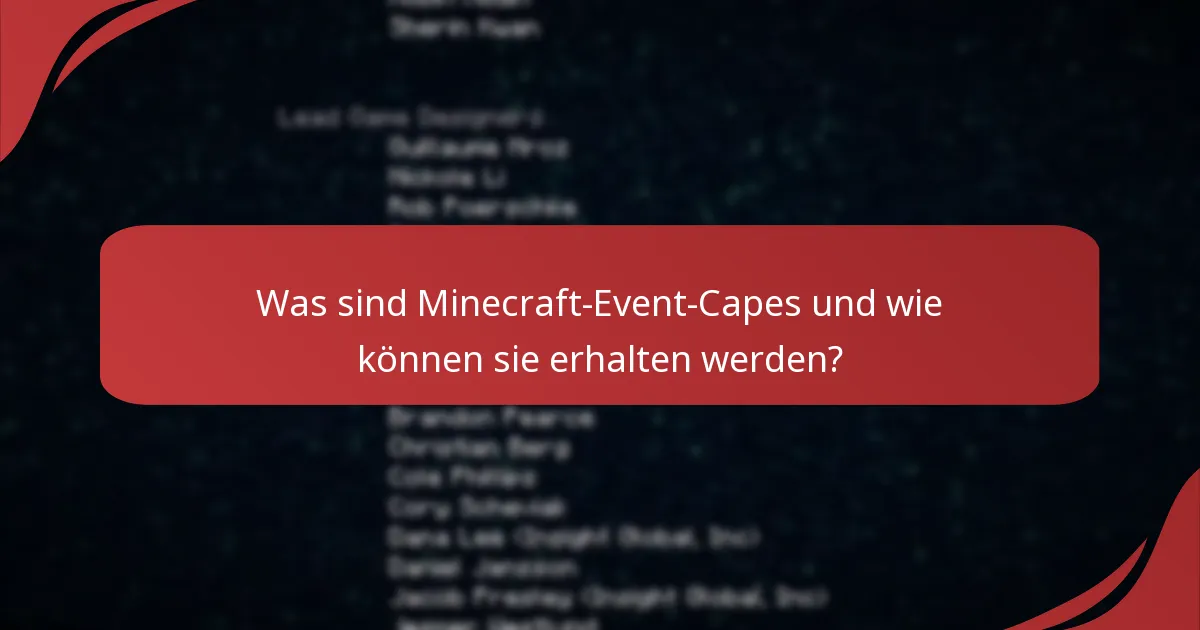 Welche Kontoeinstellungen sind relevant für die Verwaltung von Event-Capes?
