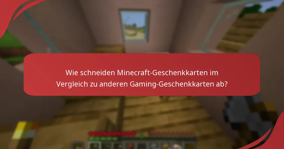 Was sind häufige Probleme mit Minecraft-Geschenkkarten?